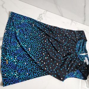 Calvin Klein dot blouse